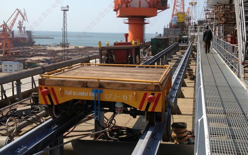 在海上平臺上使用的軌道平車設計上有哪些特點？