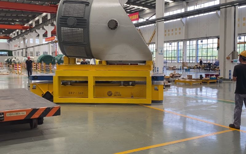 無(wú)軌電動(dòng)平車在工業(yè)中轉(zhuǎn)運(yùn)重型設(shè)備和工件的應(yīng)用