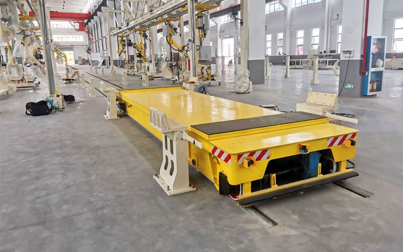 自動(dòng)化裝配線(xiàn)中的RGV軌道車(chē)