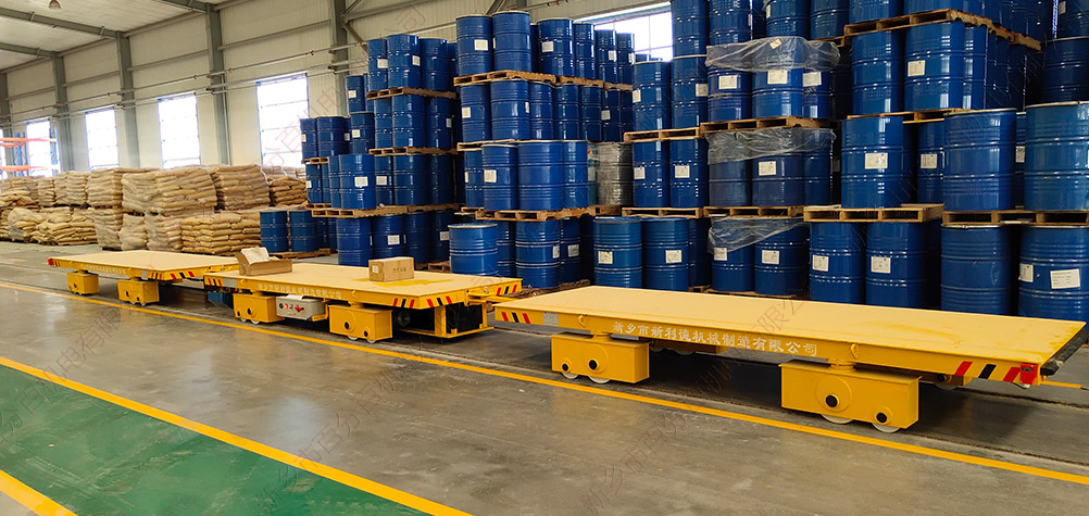 多臺軌道平車聯(lián)動(dòng)實(shí)用案例